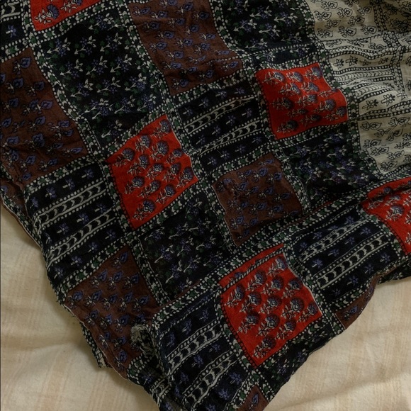 Vintage boho cotton skirt, one size - Picture 2 of 5